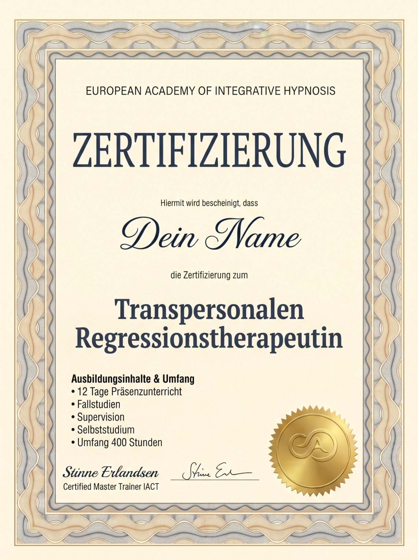 Transpersonale Regressionstherapie